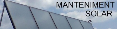 Manteniment solar Manteniment solar